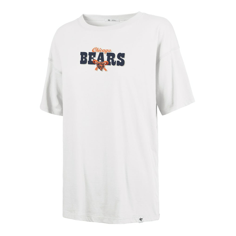 Chicago Bears '47 Women's Bow & Banner Sadie T-Shirt | NFL Discount
