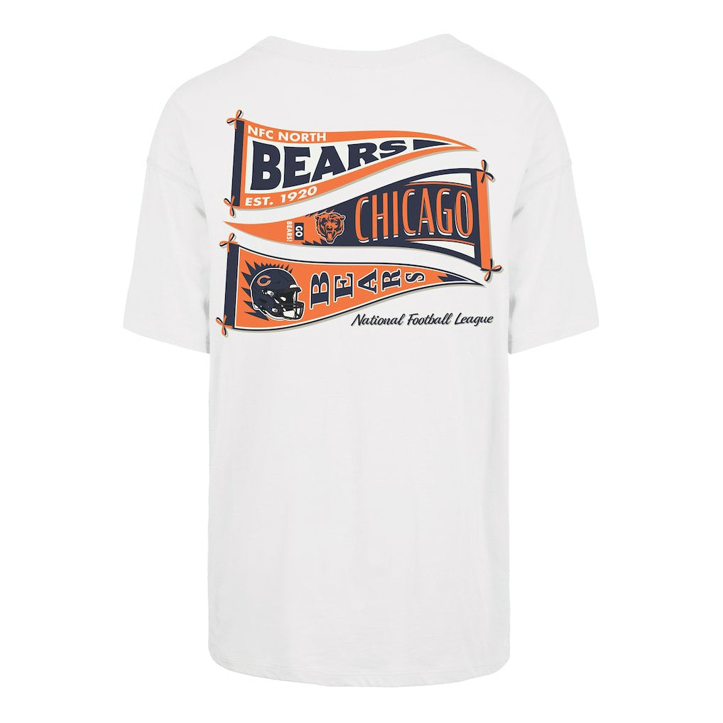 Chicago Bears '47 Women's Bow & Banner Sadie T-Shirt | NFL Discount