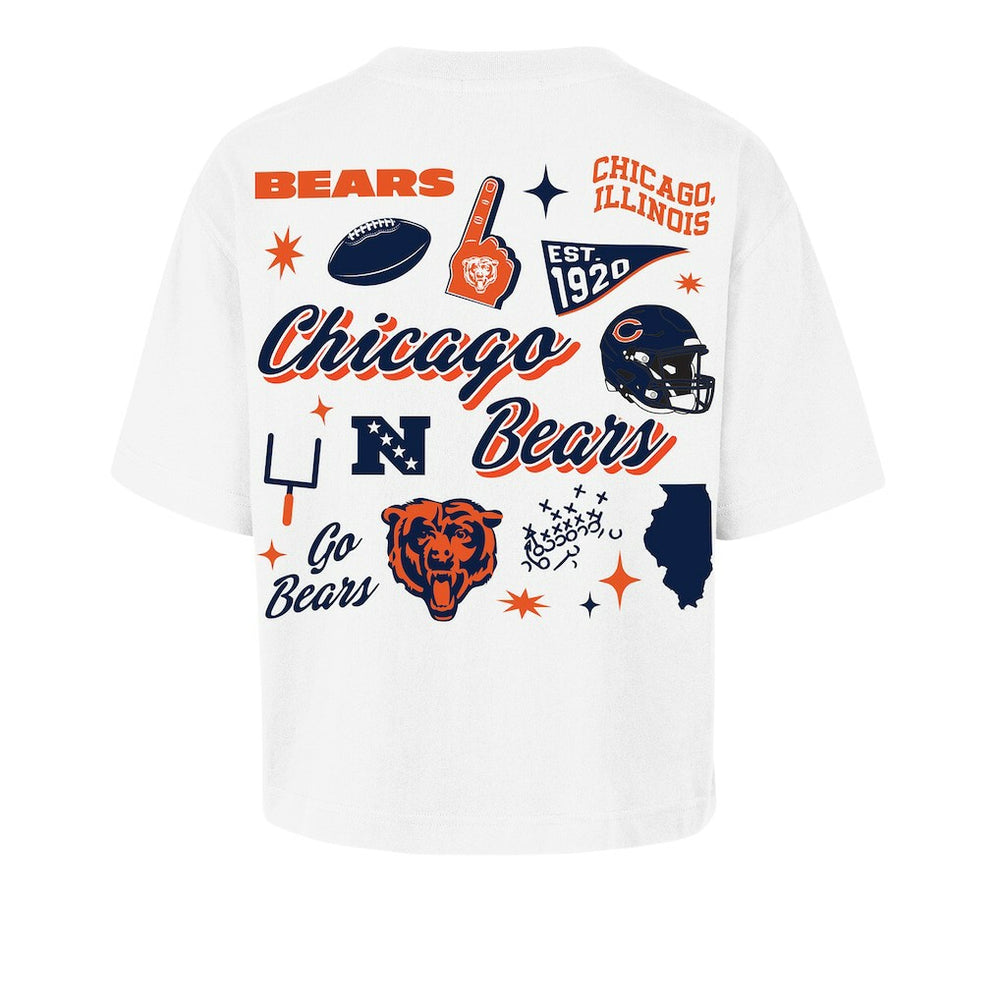 Chicago Bears '47 Women's Collage Script Reed City T-Shirt | NFL Sale