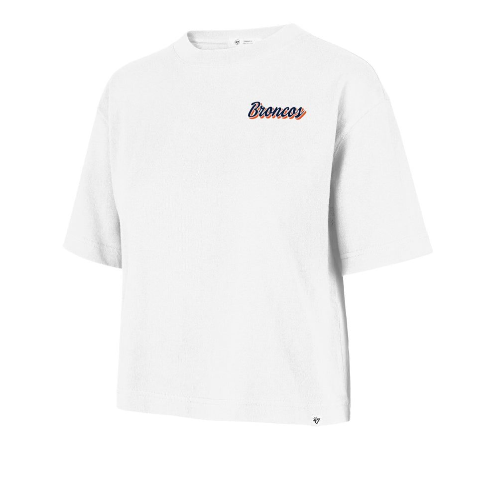 Denver Broncos '47 Women's Collage Script Reed City T-Shirt | NFL Hot