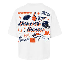 Denver Broncos '47 Women's Collage Script Reed City T-Shirt | NFL Hot