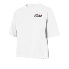 New England Patriots '47 Women's Collage Script Reed City T-Shirt | NFL On sale