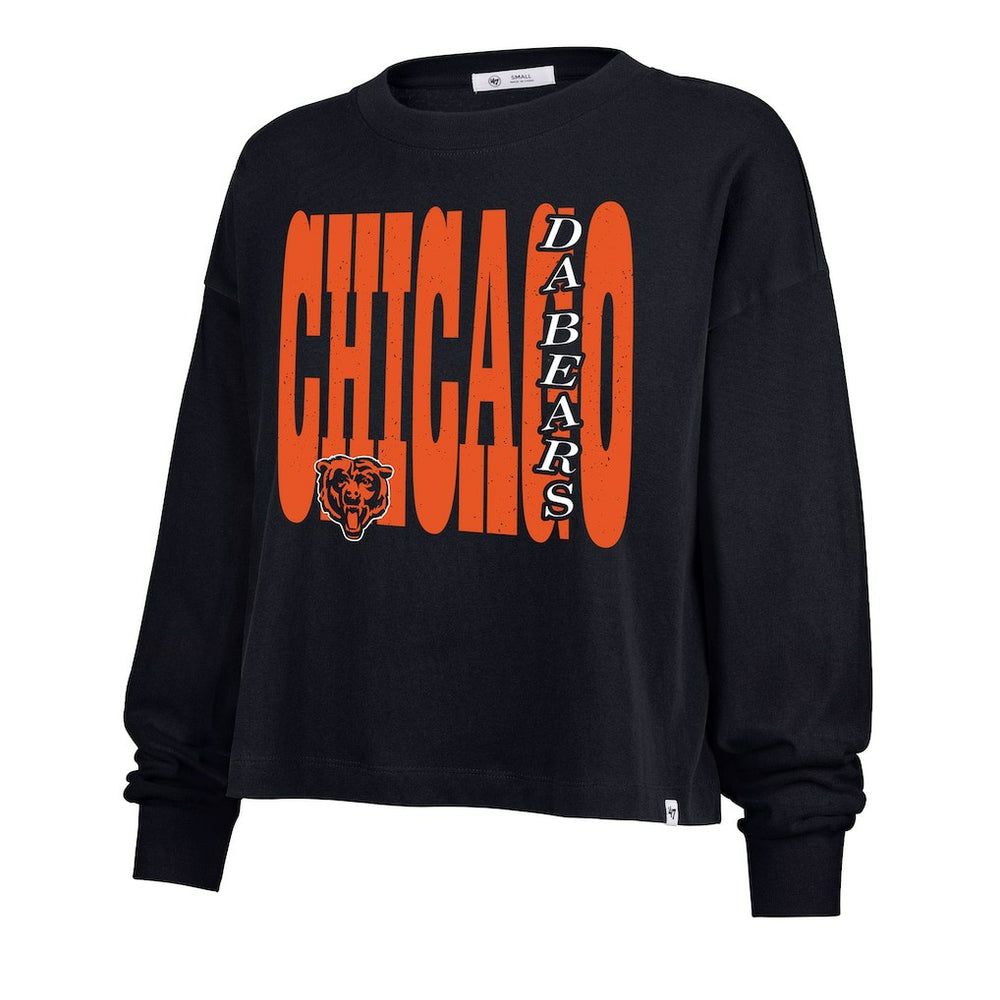Chicago Bears '47 Women's Stacked Sydney Long Sleeve T-Shirt | NFL Online