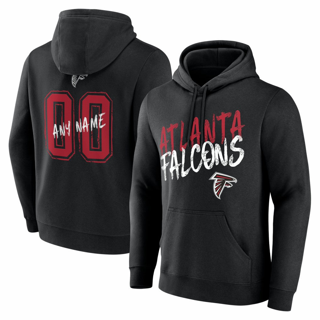 Atlanta Falcons Hustle Personalized Name & Number Hoodie | NFL US