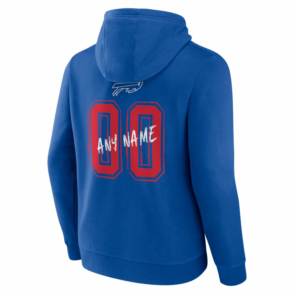 Buffalo Bills Hustle Personalized Name & Number Hoodie | NFL Hot