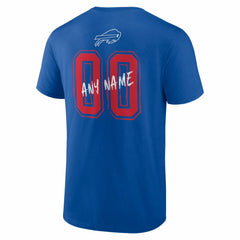 Buffalo Bills Hustle Personalized Name & Number T-Shirt | NFL Outlet