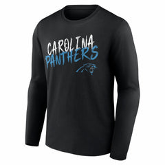 Carolina Panthers Hustle Personalized Name & Number Long Sleeve T-Shirt | NFL Outlet