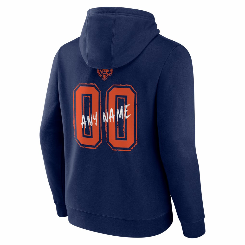 Chicago Bears Hustle Personalized Name & Number Hoodie | NFL US