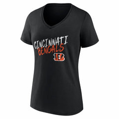 Cincinnati Bengals Women's Hustle Personalized Name & Number V-Neck T-Shirt | NFL On sale