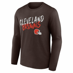 Cleveland Browns Hustle Personalized Name & Number Long Sleeve T-Shirt | NFL US