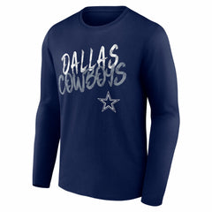 Dallas Cowboys Hustle Personalized Name & Number Long Sleeve T-Shirt | NFL Sale