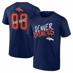Denver Broncos Hustle Personalized Name & Number T-Shirt | NFL US