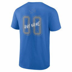Detroit Lions Hustle Personalized Name & Number T-Shirt | NFL Discount