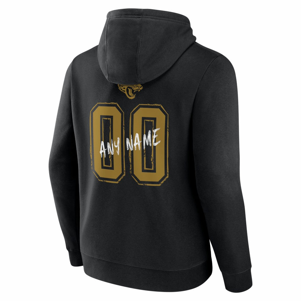 Jacksonville Jaguars Hustle Personalized Name & Number Hoodie | NFL New