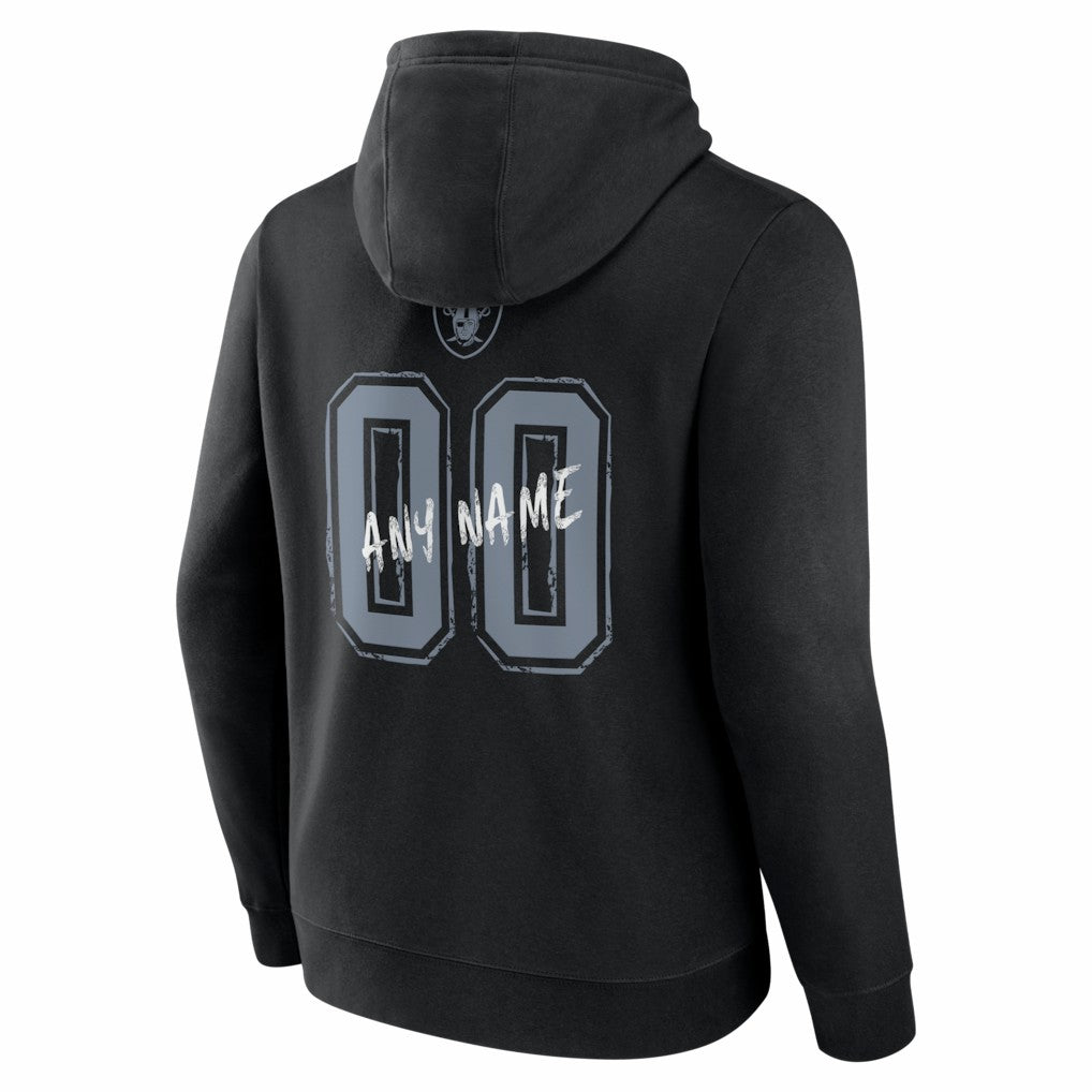Las Vegas Raiders Hustle Personalized Name & Number Hoodie | NFL On sale
