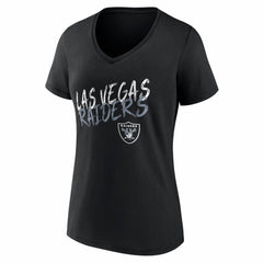 Las Vegas Raiders Women's Hustle Personalized Name & Number V-Neck T-Shirt | NFL Online