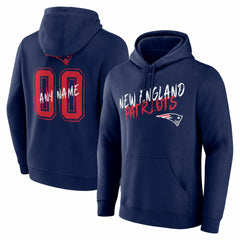New England Patriots Hustle Personalized Name & Number Hoodie | NFL New