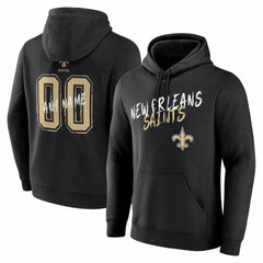 New Orleans Saints Hustle Personalized Name & Number Hoodie | NFL Discount
