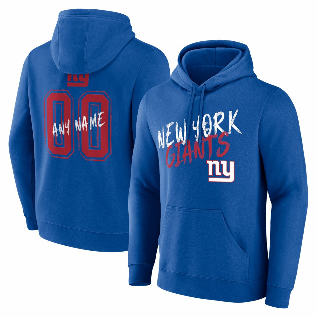New York Giants Hustle Personalized Name & Number Hoodie | NFL On sale