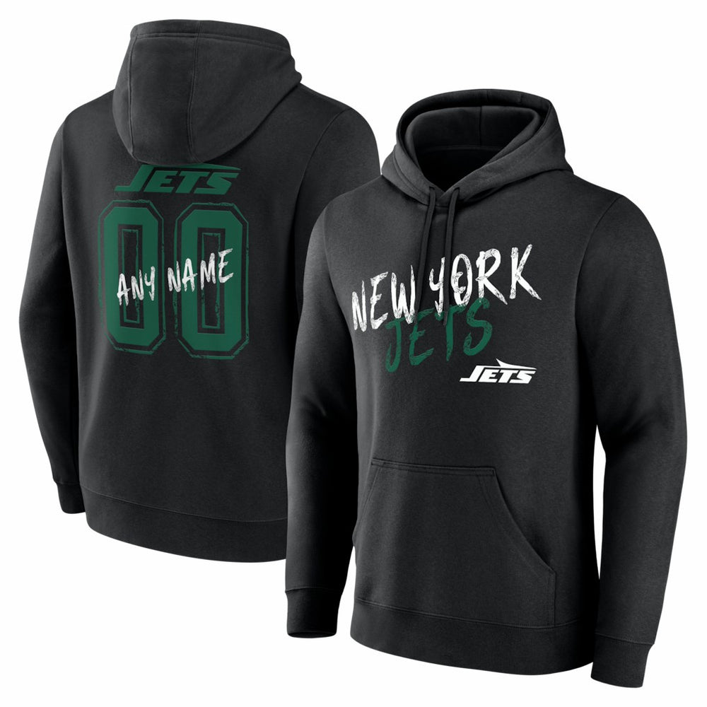 New York Jets Hustle Personalized Name & Number Hoodie | NFL US
