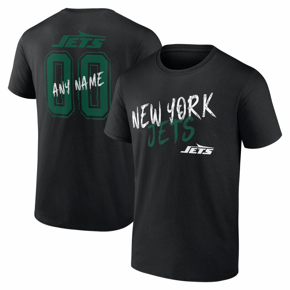 New York Jets Hustle Personalized Name & Number T-Shirt | NFL US