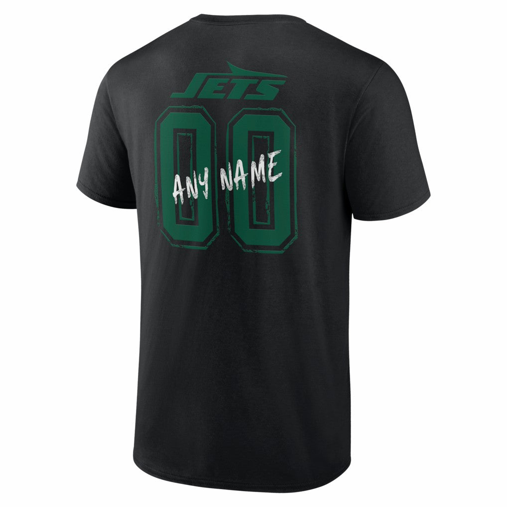 New York Jets Hustle Personalized Name & Number T-Shirt | NFL US