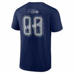 Seattle Seahawks Hustle Personalized Name & Number T-Shirt | NFL Hot