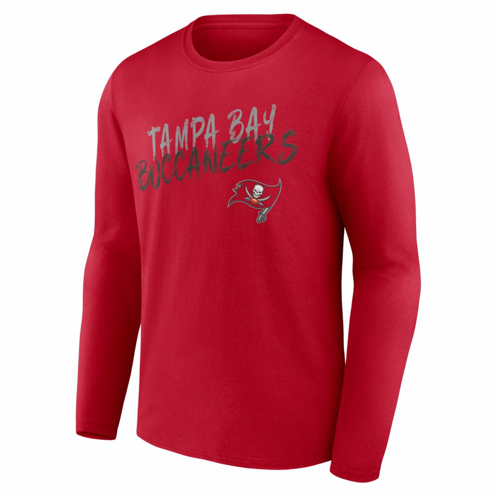 Tampa Bay Buccaneers Hustle Personalized Name & Number Long Sleeve T-Shirt | NFL On sale