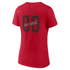 Tampa Bay Buccaneers Women's Hustle Personalized Name & Number V-Neck T-Shirt | NFL Online