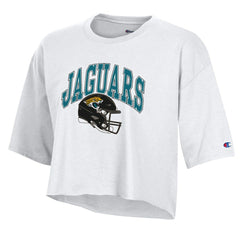 Jacksonville Jaguars Women's Boyfriend Cropped T-Shirt | NFL Online