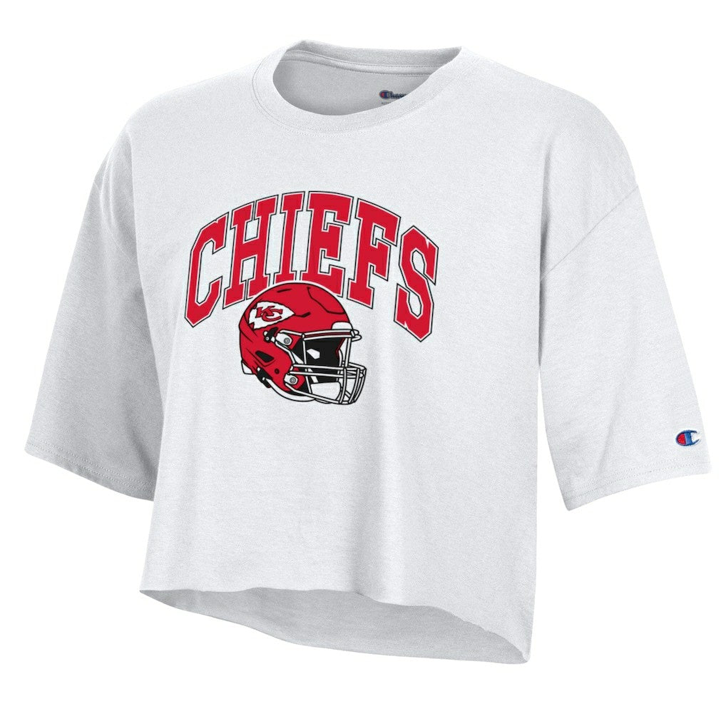 Kansas City Chiefs Women's Boyfriend Cropped T-Shirt | NFL Outlet