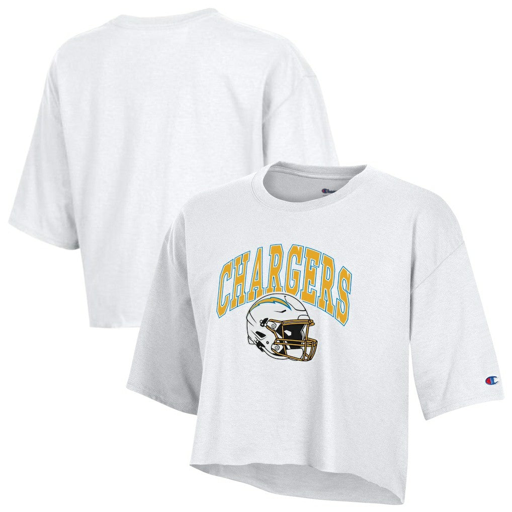 Los Angeles Chargers Women's Boyfriend Cropped T-Shirt | NFL Online