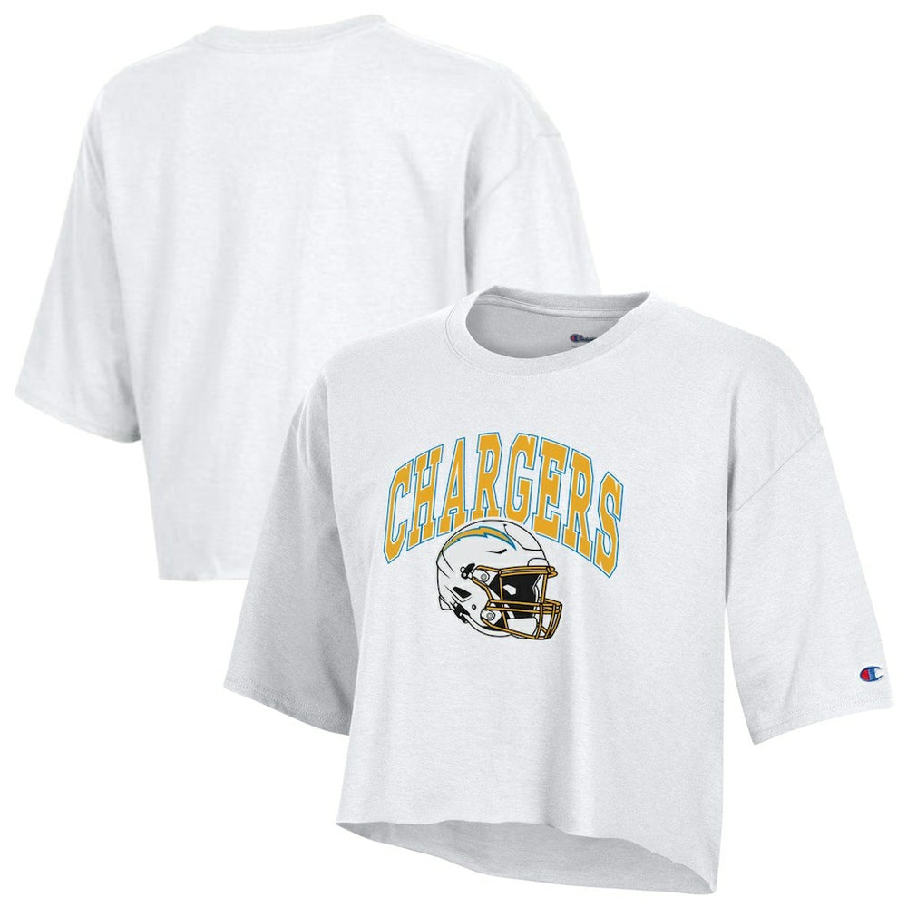 Los Angeles Chargers Women's Boyfriend Cropped T-Shirt | NFL Online