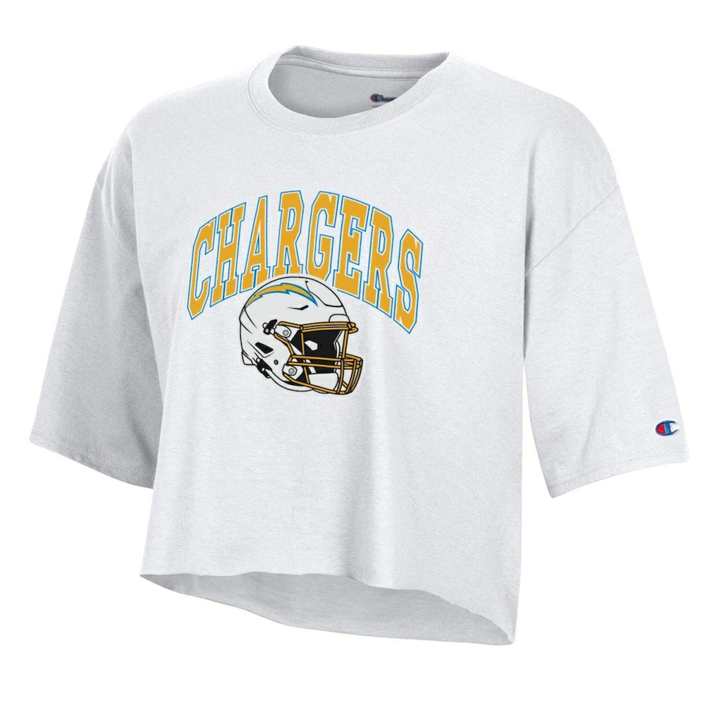 Los Angeles Chargers Women's Boyfriend Cropped T-Shirt | NFL Online