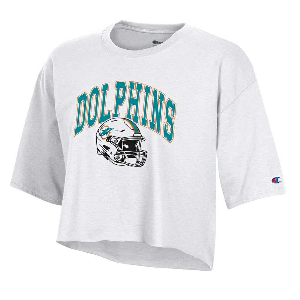 Miami Dolphins Women's Boyfriend Cropped T-Shirt | NFL Near me
