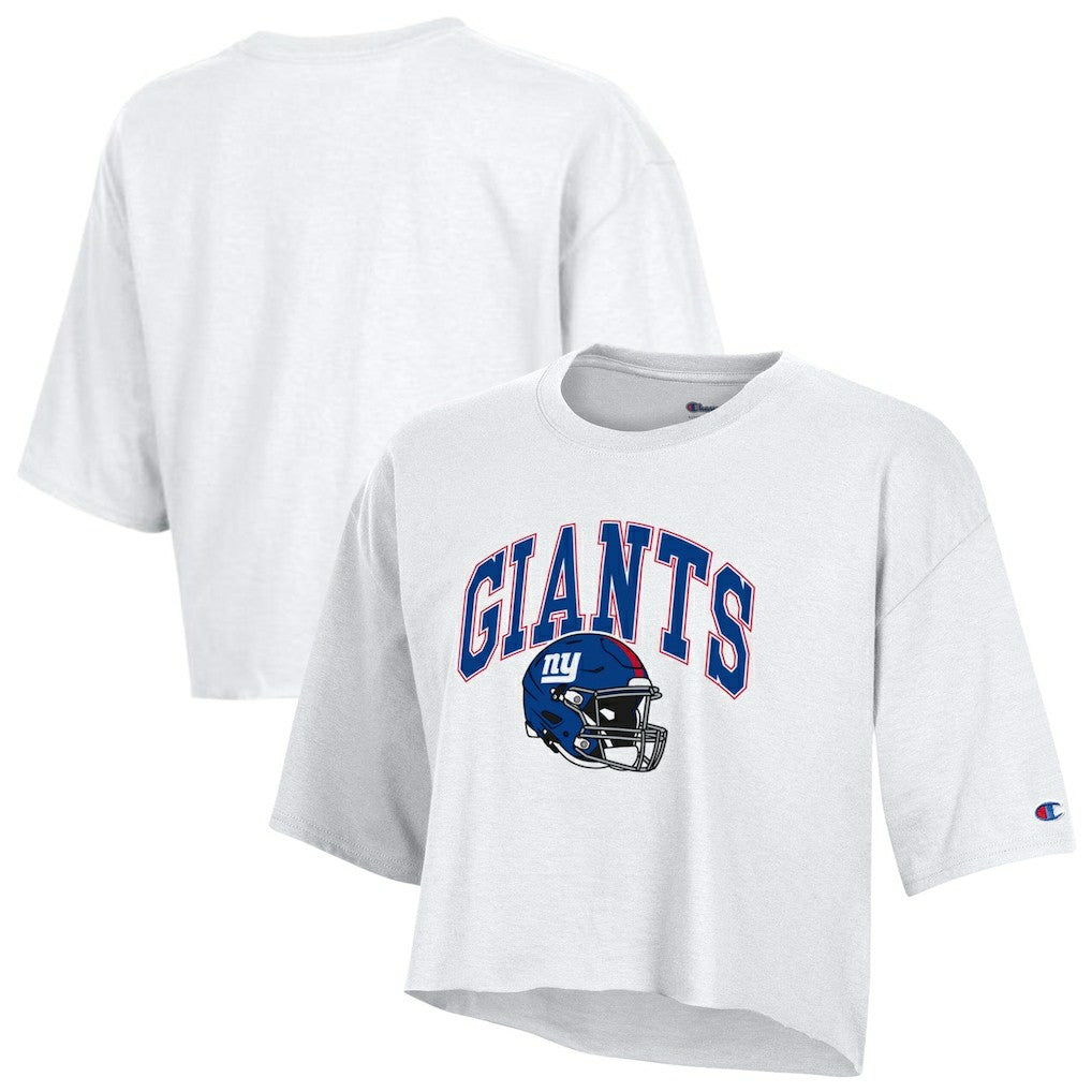 New York Giants Women's Boyfriend Cropped T-Shirt | NFL US