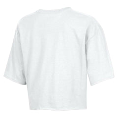New England Patriots Women's Boyfriend Cropped T-Shirt | NFL Discount
