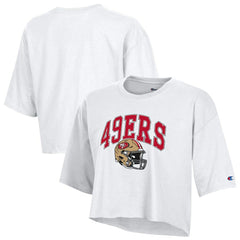 San Francisco 49ers Women's Boyfriend Cropped T-Shirt | NFL Near me