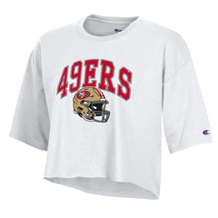 San Francisco 49ers Women's Boyfriend Cropped T-Shirt | NFL Near me