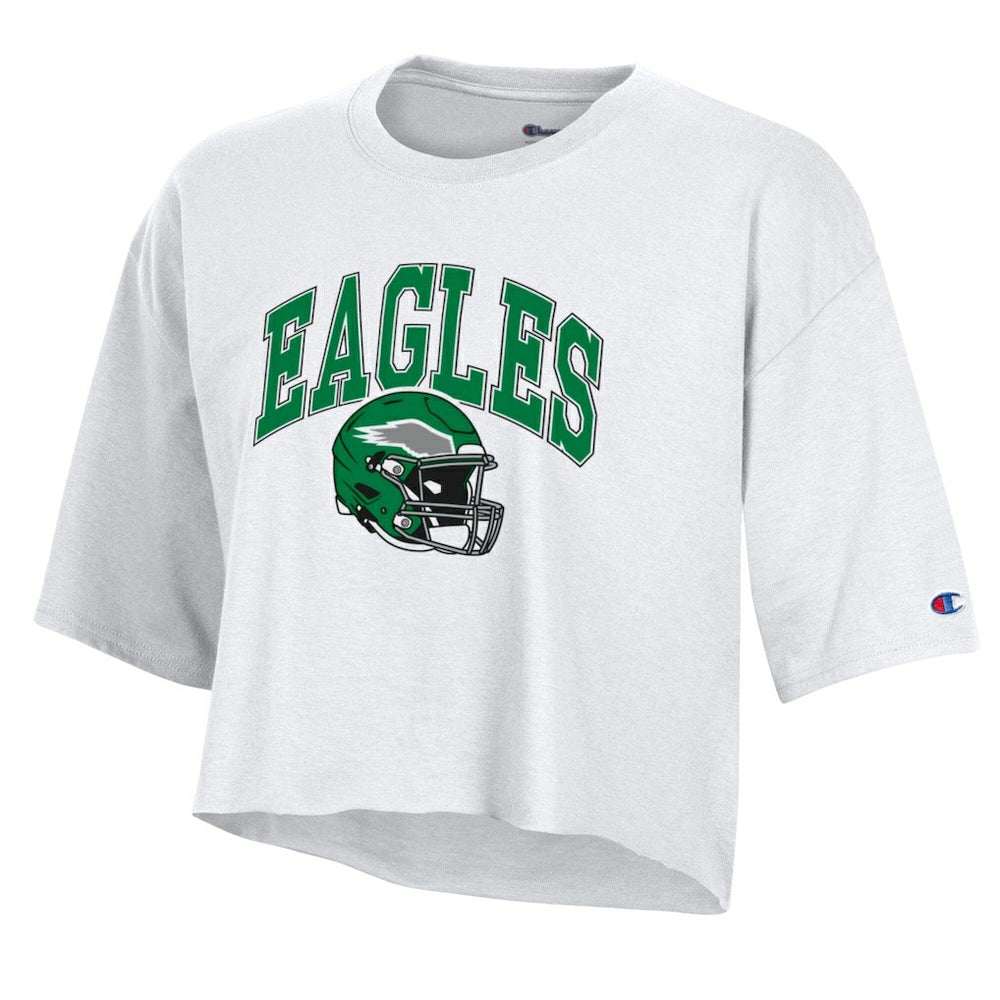Philadelphia Eagles Women's Boyfriend Cropped T-Shirt | NFL New