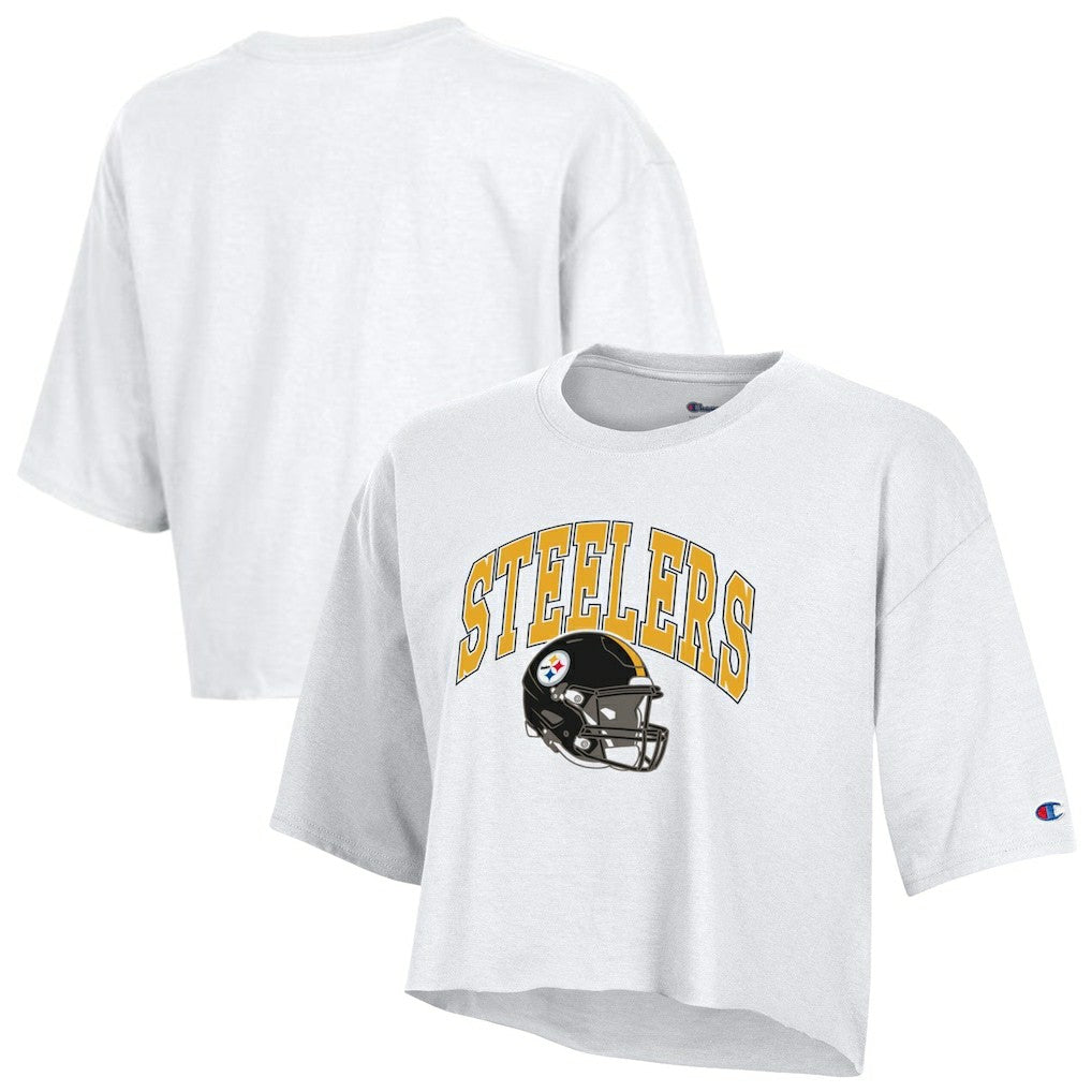 Pittsburgh Steelers Women's Boyfriend Cropped T-Shirt | NFL Hot