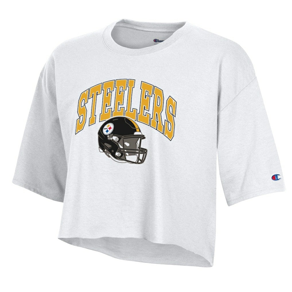 Pittsburgh Steelers Women's Boyfriend Cropped T-Shirt | NFL Hot