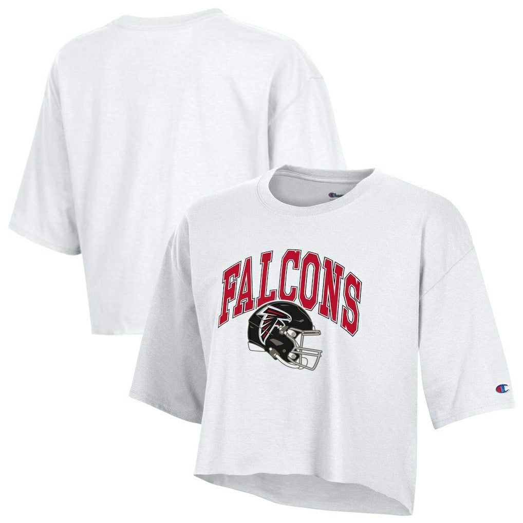 Atlanta Falcons Women's Boyfriend Cropped T-Shirt | NFL Online
