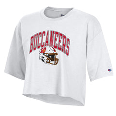 Tampa Bay Buccaneers Women's Boyfriend Cropped T-Shirt | NFL On sale