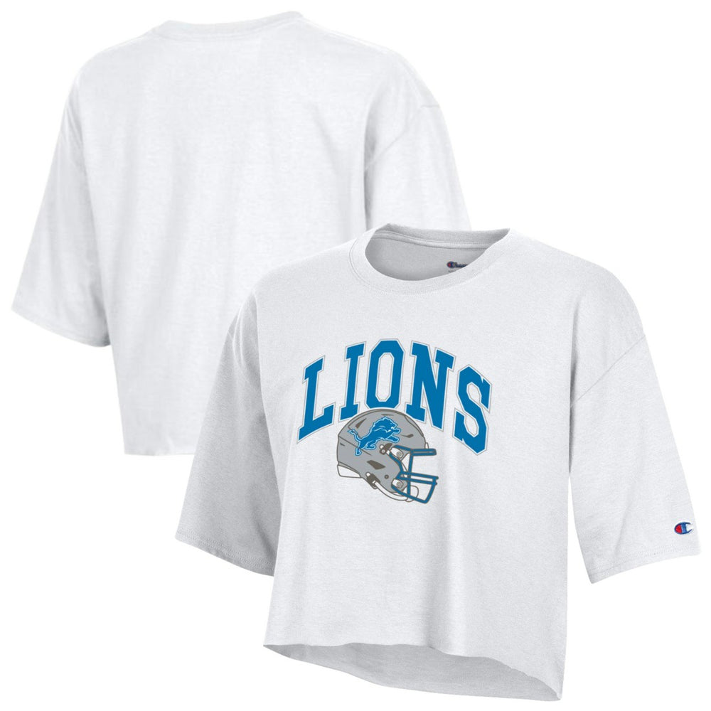 Detroit Lions Women's Boyfriend Cropped T-Shirt | NFL Hot