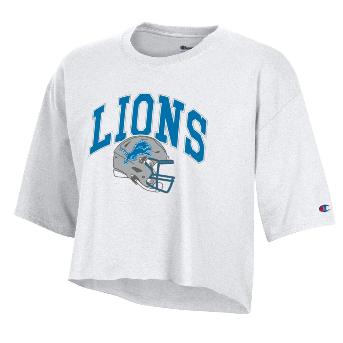 Detroit Lions Women's Boyfriend Cropped T-Shirt | NFL Hot