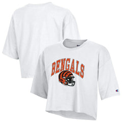 Cincinnati Bengals Women's Boyfriend Cropped T-Shirt | NFL Sale