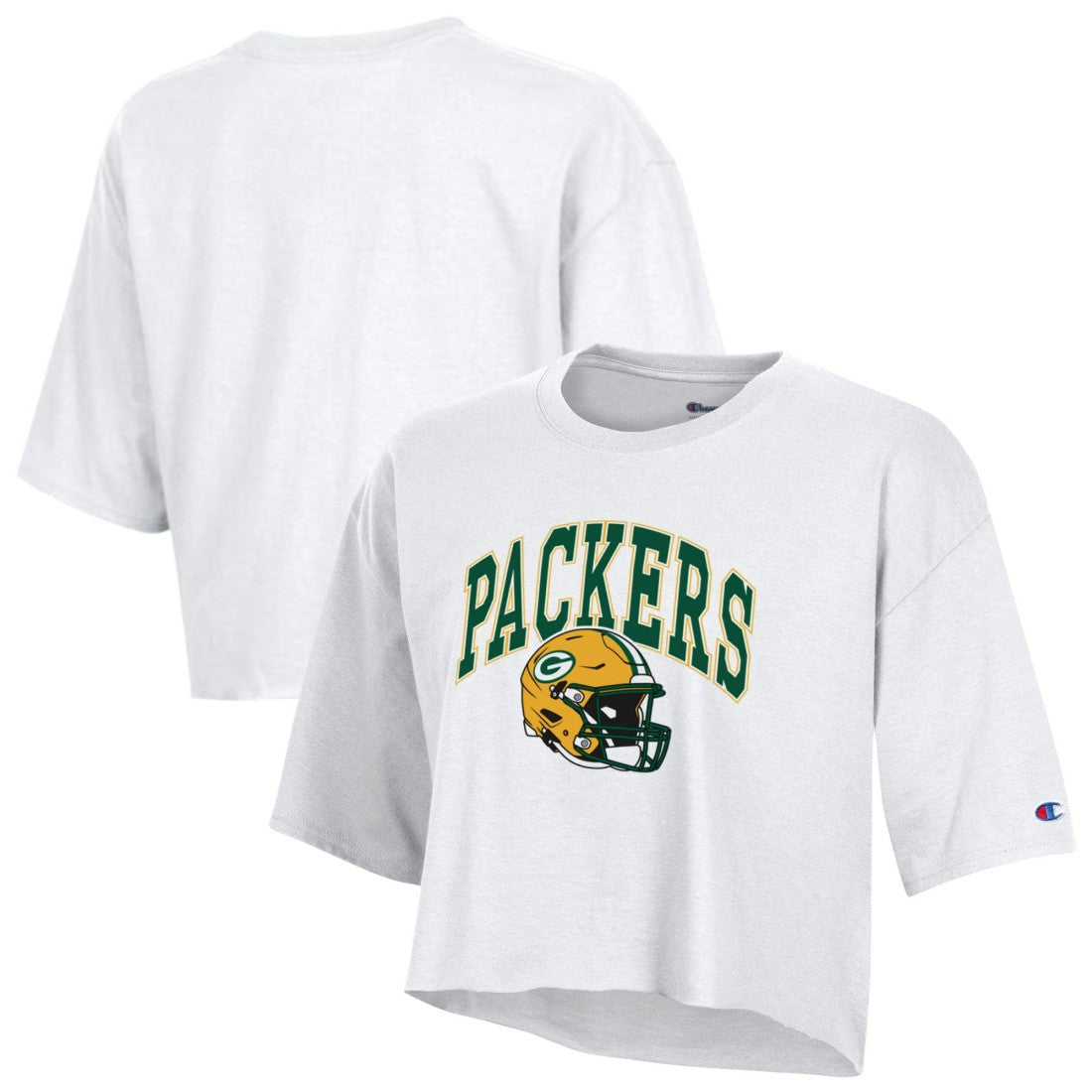 Green Bay Packers Women's Boyfriend Cropped T-Shirt | NFL Near me
