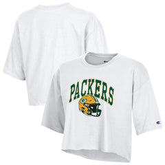 Green Bay Packers Women's Boyfriend Cropped T-Shirt | NFL Near me