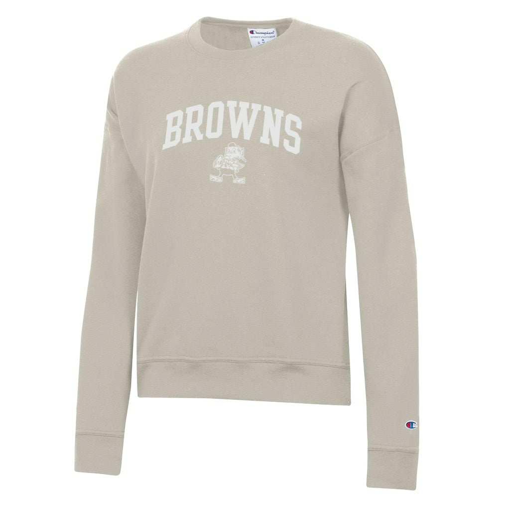 Cleveland Browns Women's Powerblend Cocoa Butter Fleece Sweatshirt | NFL Outlet